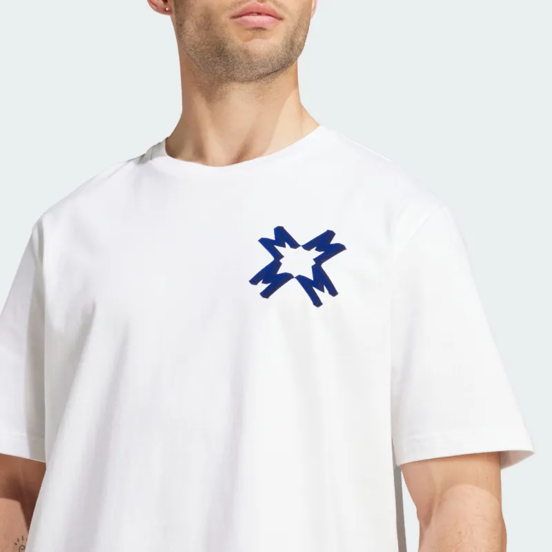 Adidas Manchester United T Shirts Men White-5