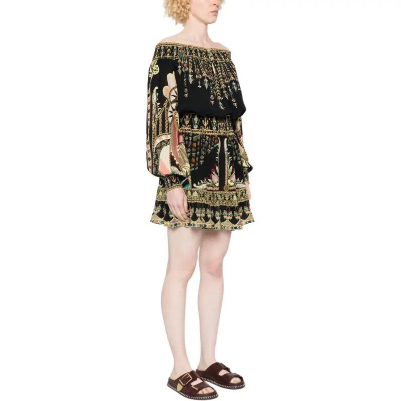 Camilla Off shoulder Mini Dress-3