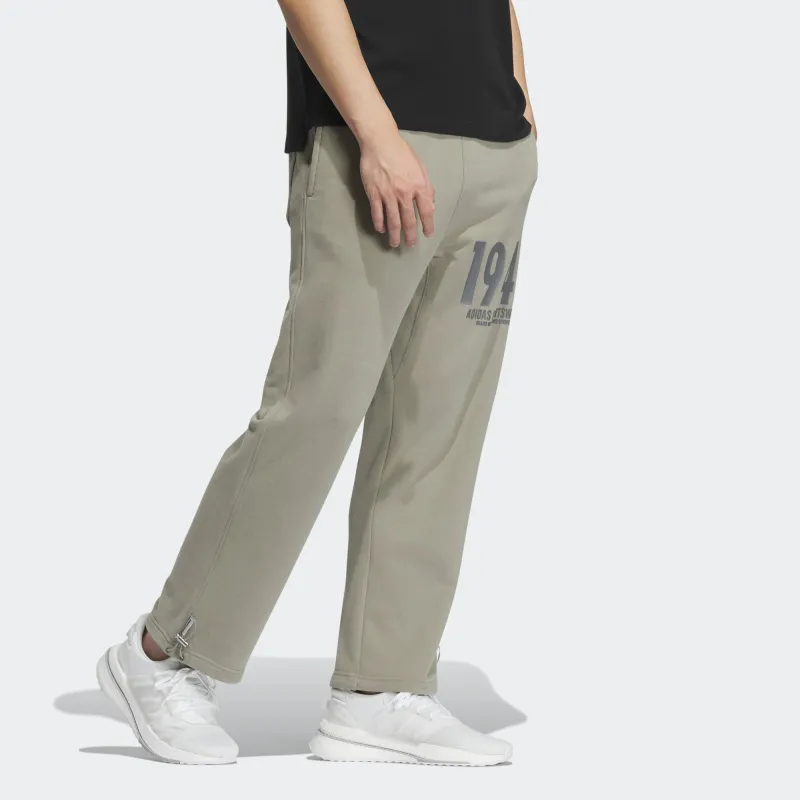 Adidas Knitted Sweatpants Unisex Silver Gray-3
