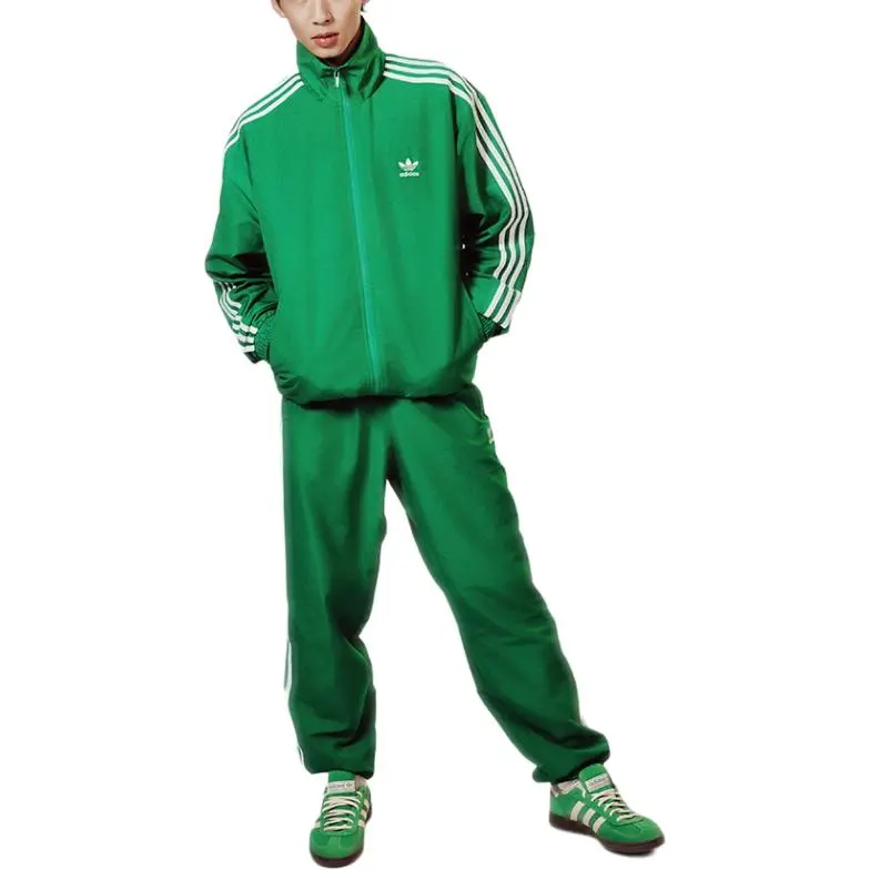 Adidas Originals ADICOLOR FIREBIRD Jackets Coats Men's Green-4