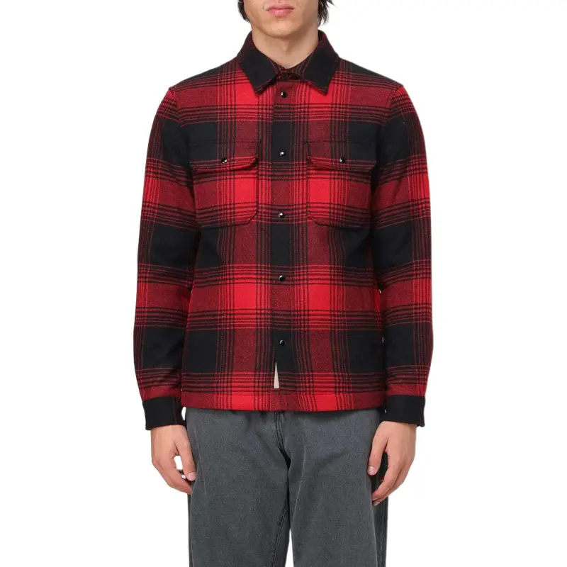 WOOLRICH Checked Buttoned Overshirt-2