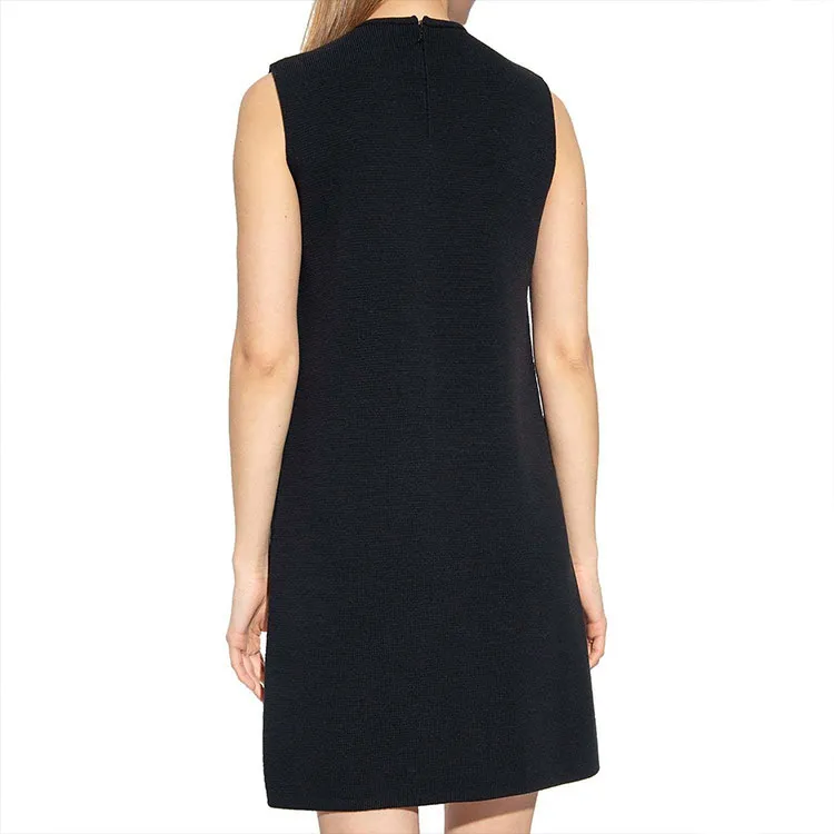 GUCCI Embroidered logo Wool Dress-2