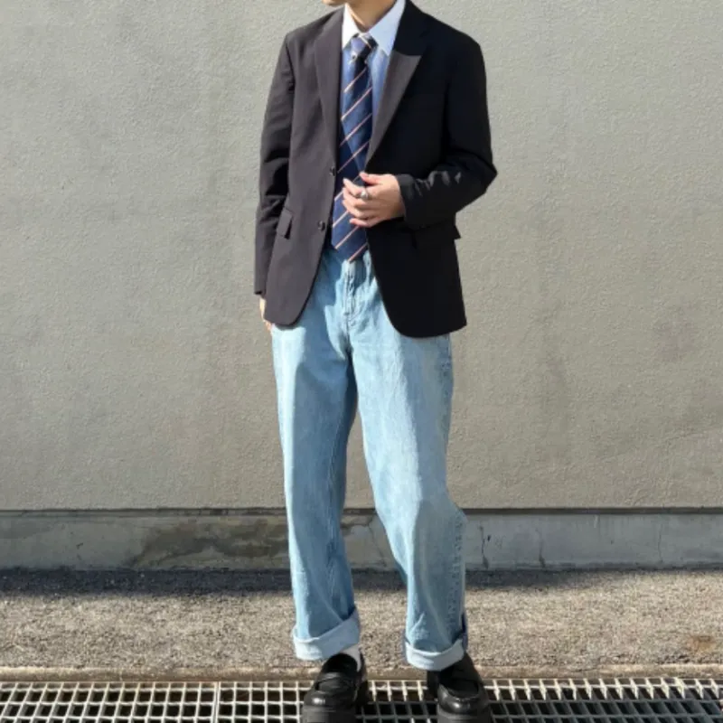 UNIQLO x JW Anderson SS25 Jeans Men's Light Blue-4