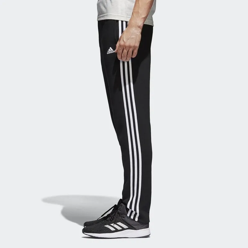 Adidas Knitted Sports Pants Men's Black-4