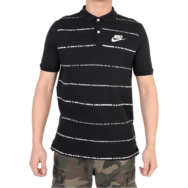 Nike Polo Shirts Men Black-2