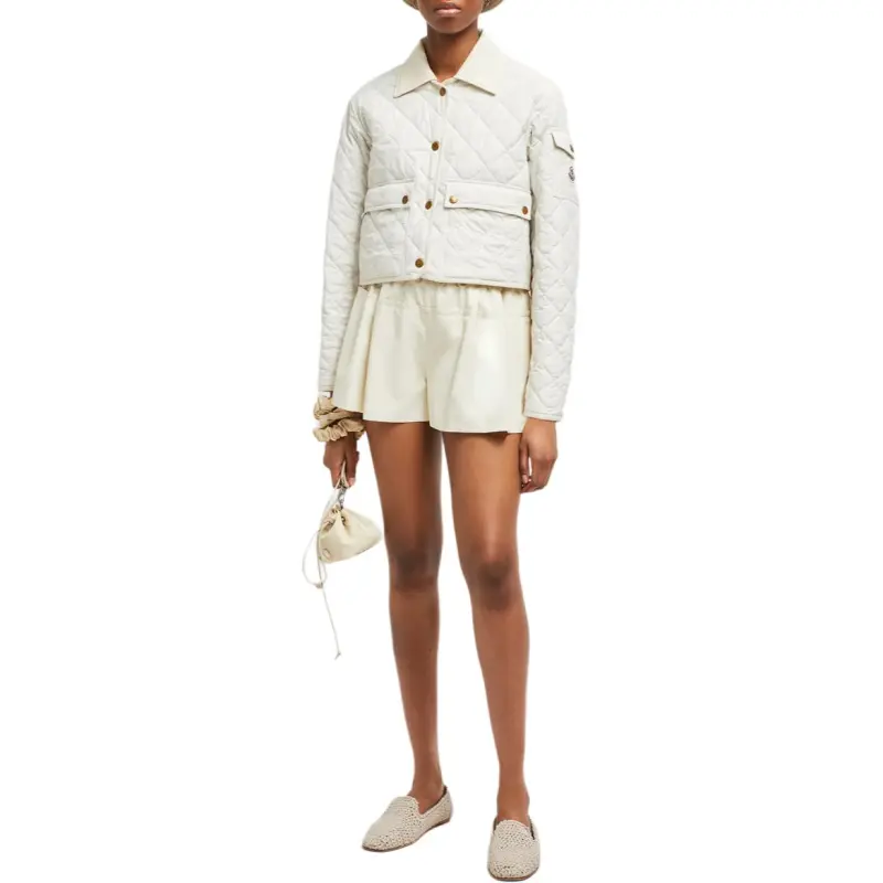 Moncler Chitre Diamond Quilted Padded Shirt Jacket-1