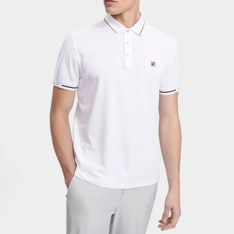 FILA Polo Shirt Men's Standard White-2