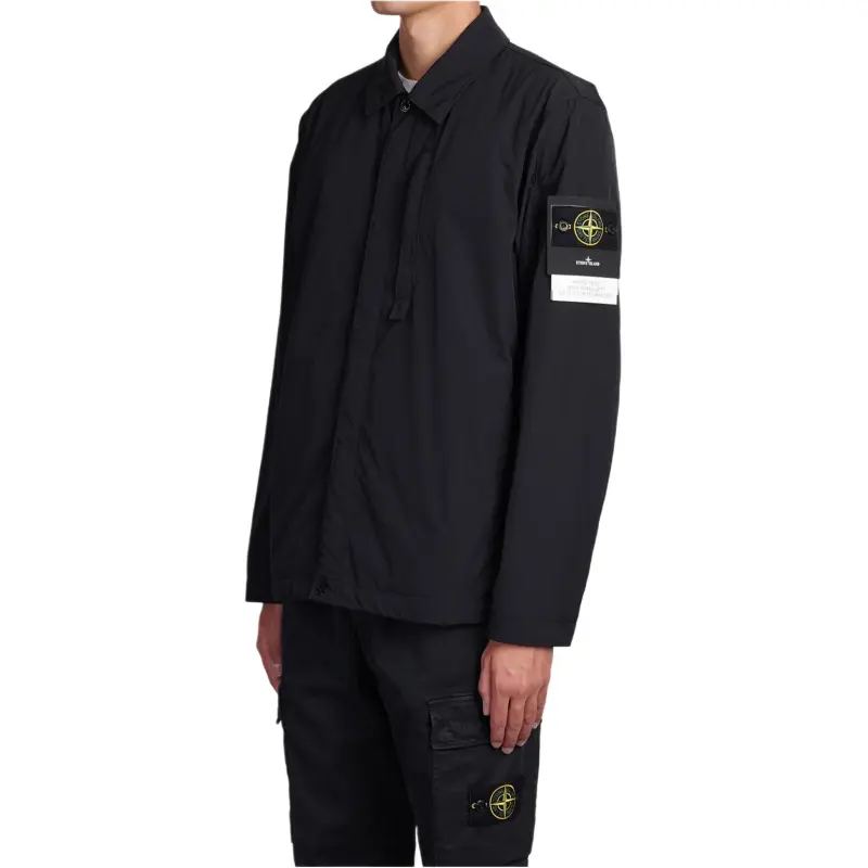 STONE ISLAND Long-Sleeved Twill Jacket-4