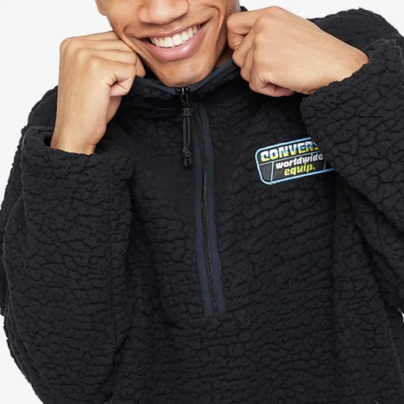 Converse Velvet Jackets Men Black-3