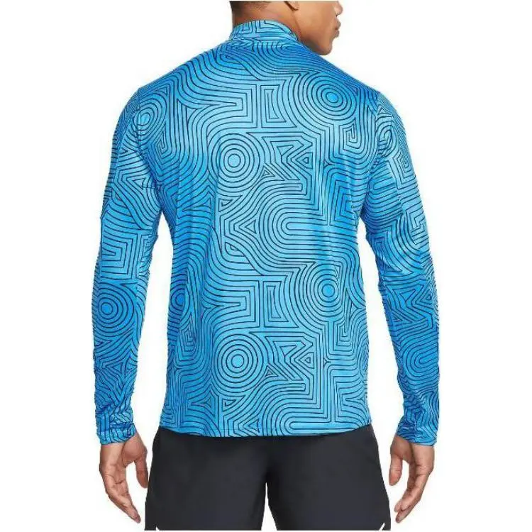 Nike T Shirts Men Lake Blue-3