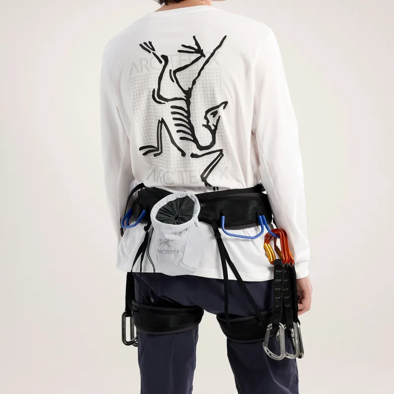 Arcteryx Nylon One Shoulder Crossbody Fanny Pack Regular Unisex Solitude Gray-4