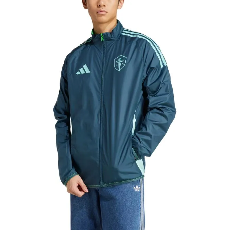 Adidas Free Shipping With AdiClub Seattle Sounders Fc Reversible Anthem Jacket-3