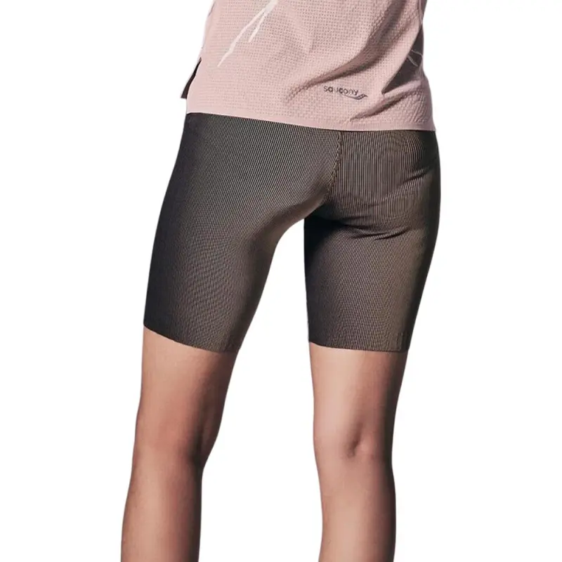 Saucony NATHAN BELL Collection Sports Shorts Unisex Black Pink Dazzling Color-3