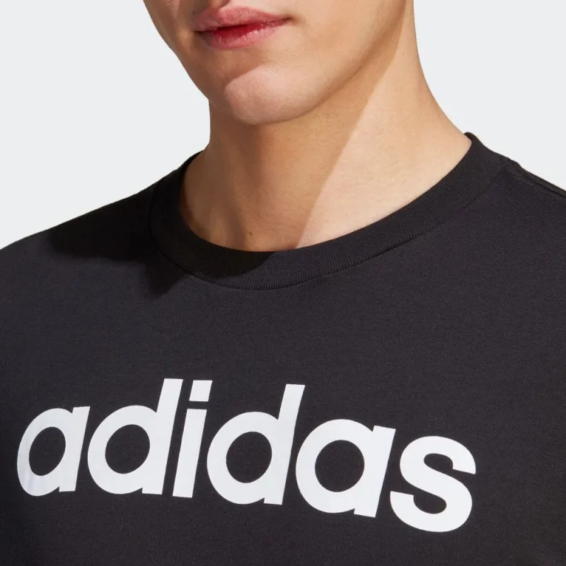 Adidas ESSENTIALS T Shirt Men's Black-4