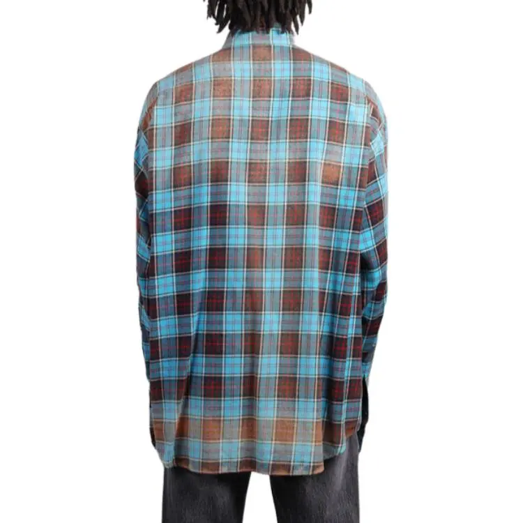 Balenciaga Checked Long Sleeve Shirt-4