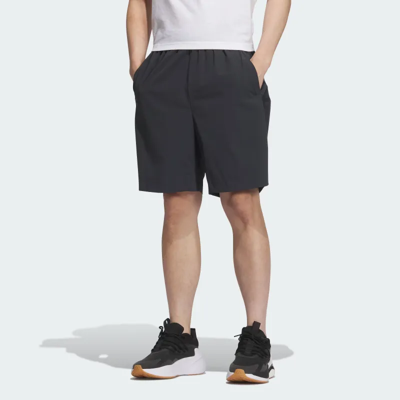 Adidas WZ STRETCH WOVEN SHORTS Casual Shorts Men's Dark Heather Gray-1