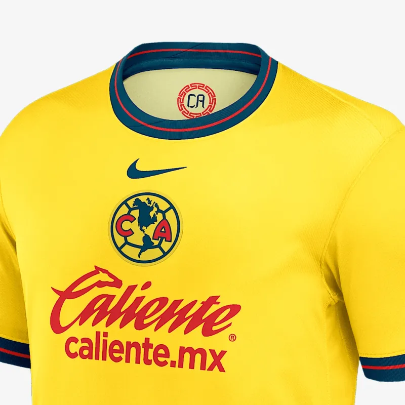 Nike Henry Martín Club America 2024/25 Stadium Home Men's Nike Dri FIT Soccer Jersey-2