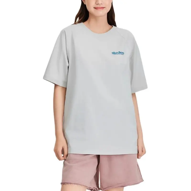 Skechers T Shirt Unisex Moonball Gray-1