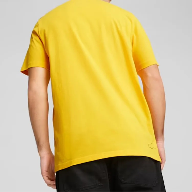 PUMA Porsche Legacy T Shirt Men's Yellow-4