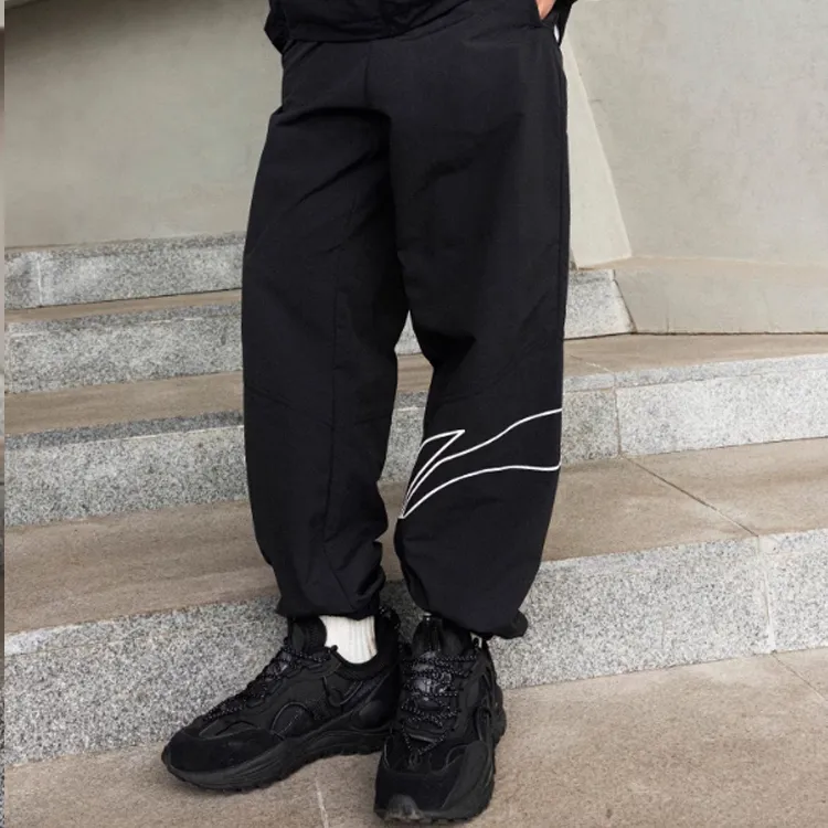 LiNing Knitted Sports Pants Men's Black-3