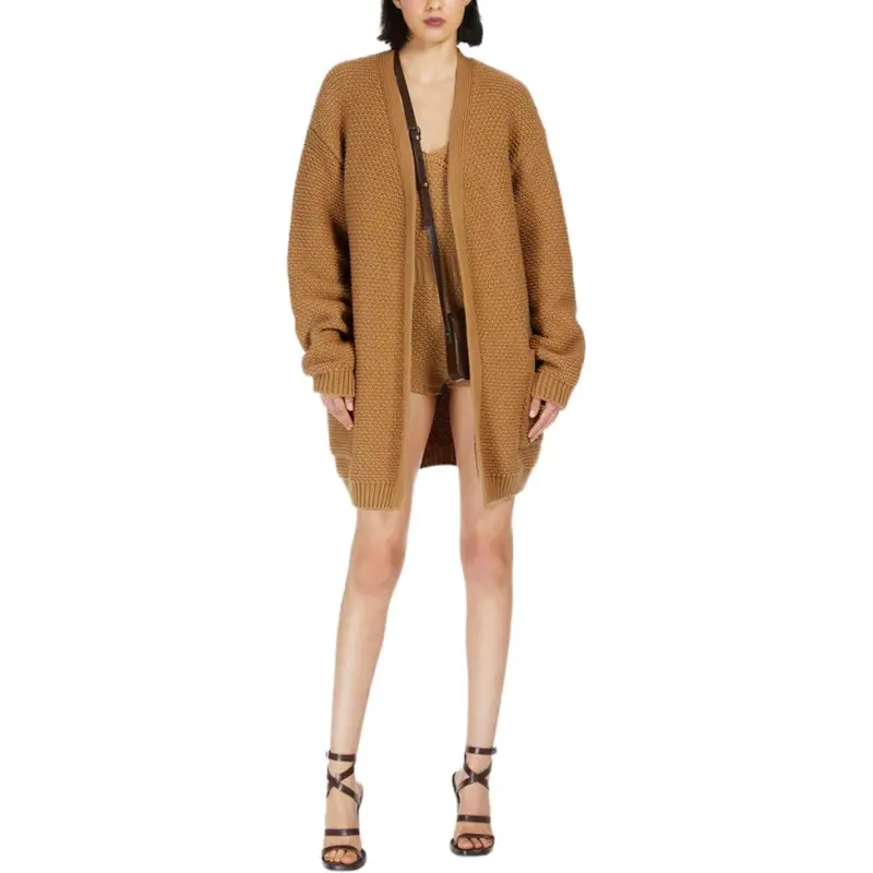 MaxMara Open-Front Knitted Cardigan-3