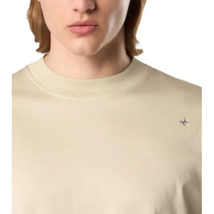 STONE ISLAND Compass embroidered T shirt-4