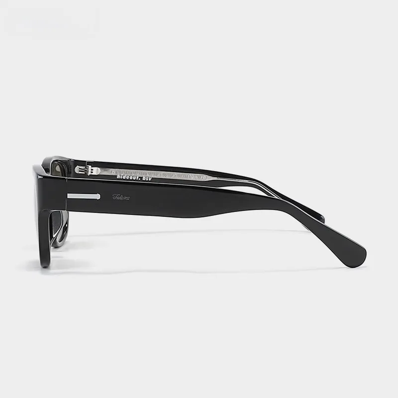 Fakeme Plate Square Sunglasses Unisex Black-2