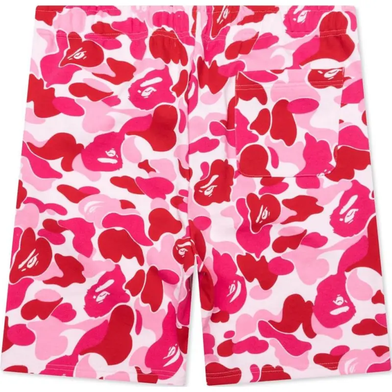 A BATHING APE Abc Camo Shark Sweat Shorts-6
