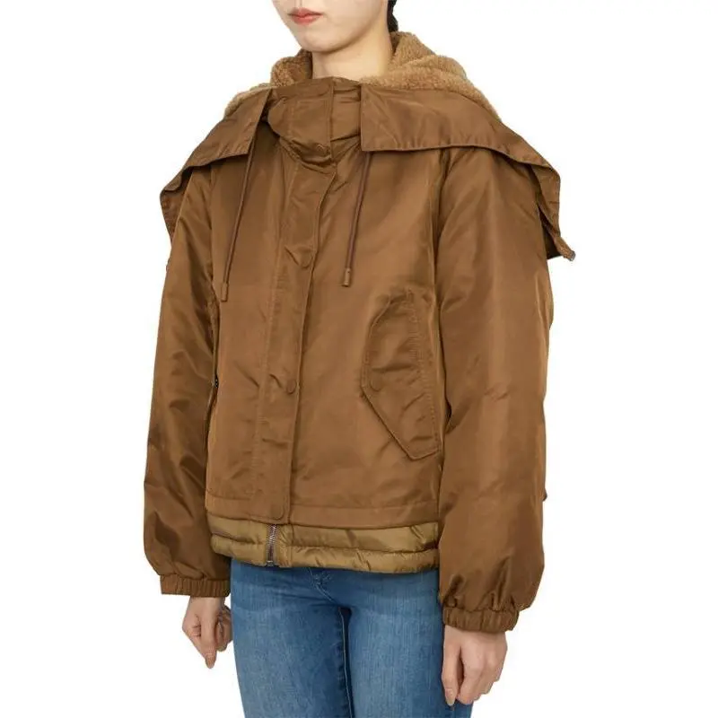 MaxMara Agora Button Detailed Drawstring Parka-5