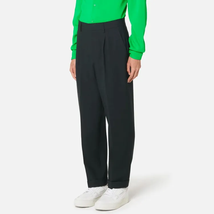 AMIPARIS Tapered Cropped Trousers-2