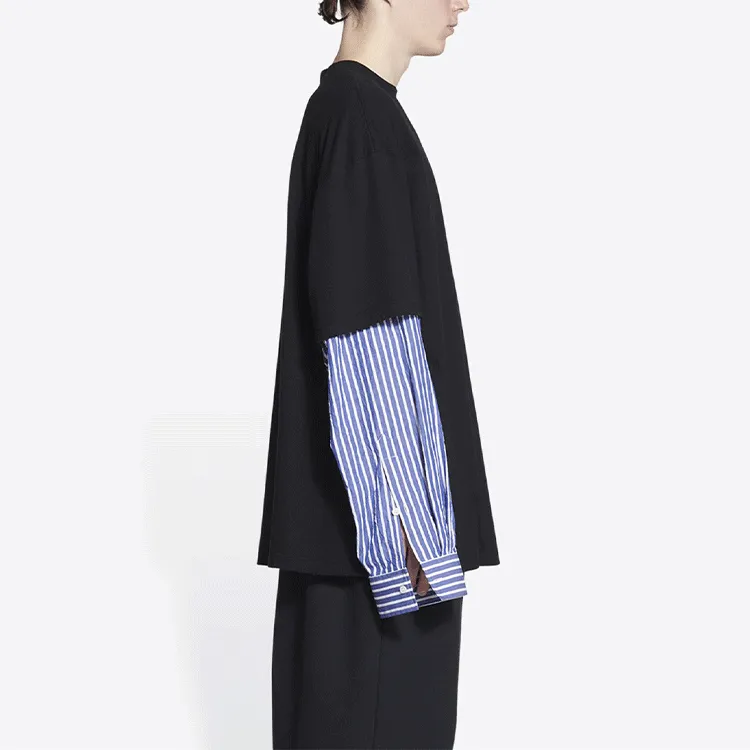 Balenciaga Political Campaign T Shirt Men's Black-5
