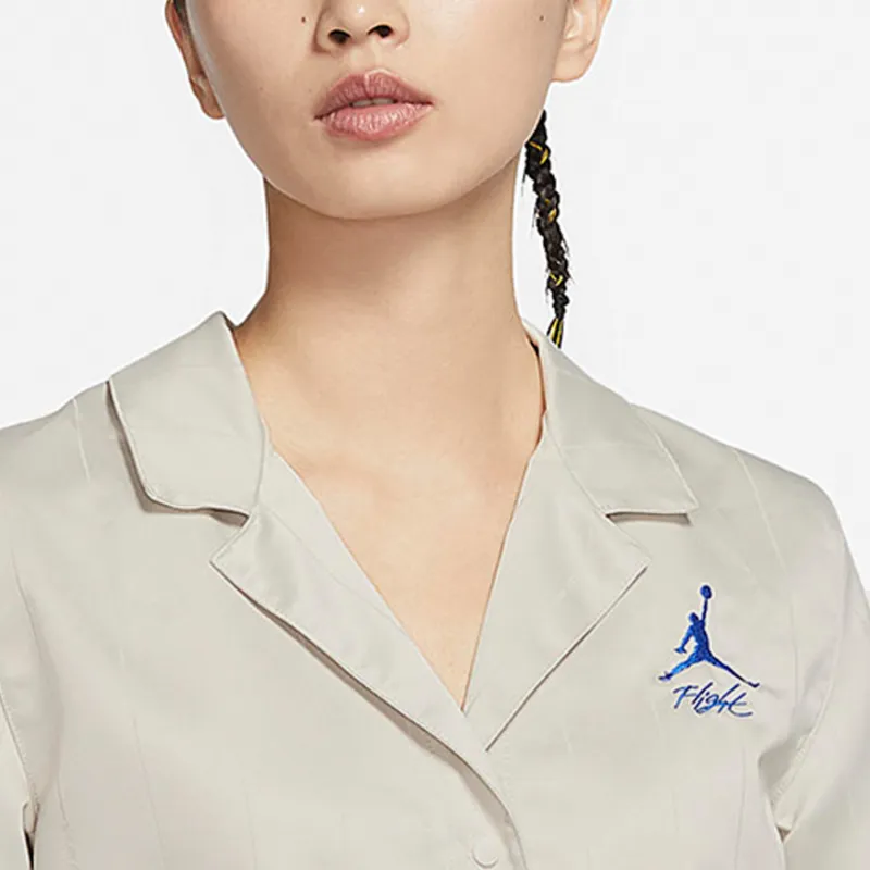 Jordan Set in Sleeve T Shirt Women's White-3