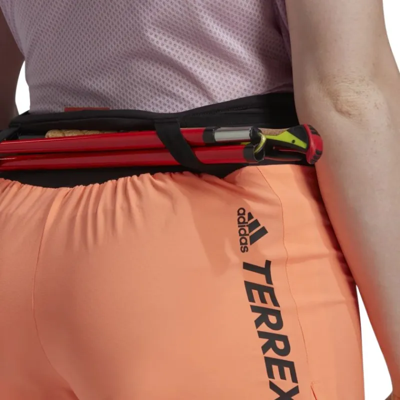 Adidas Casual Shorts Women's Orange Red-4
