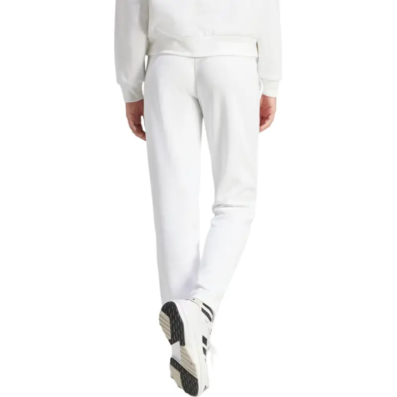Adidas Essentials Small Logo Feel Cozy Open Hem Pants Casual Pants Women's White-2