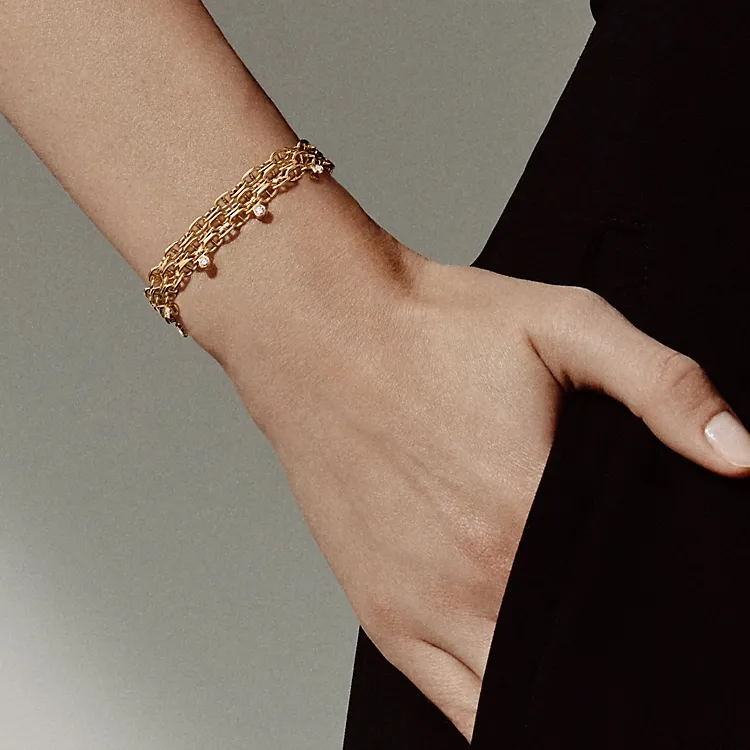 HERMES 18K Gold Bracelets Unisex Gold-2