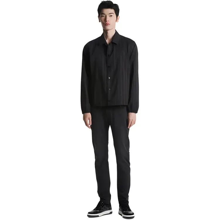 K BOXING Shirts Men Black-1