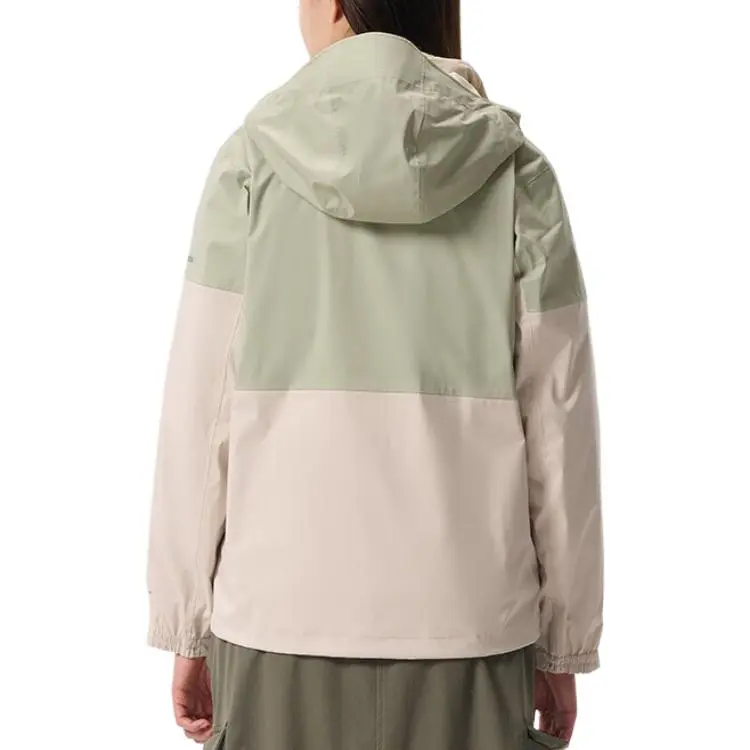 Columbia City Outdoor Collection Water Resistant Windproof Breathable Warm Windbreaker Jacket Women's Apricot-4