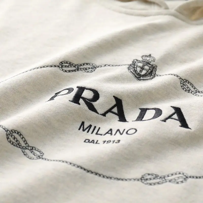 PRADA Sweatshirts Women's Ecru-6