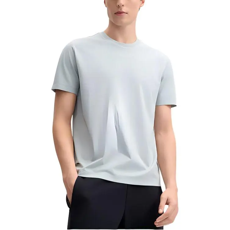 FILA WHITE T Shirt Men's Cloud Gray Green-2