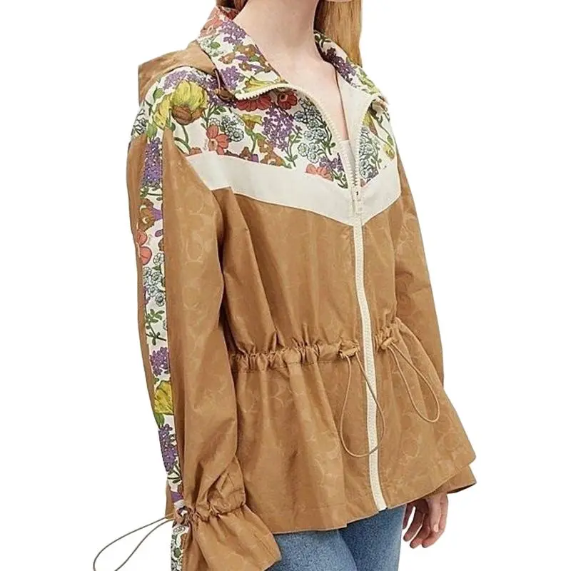 COACH SS24 Jackets & Coats Women's Mixed Brown Yellow-3