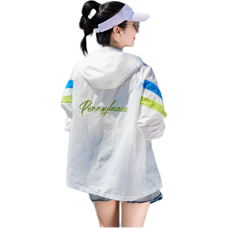 Flowers In Water Cropped Coat Women's-5