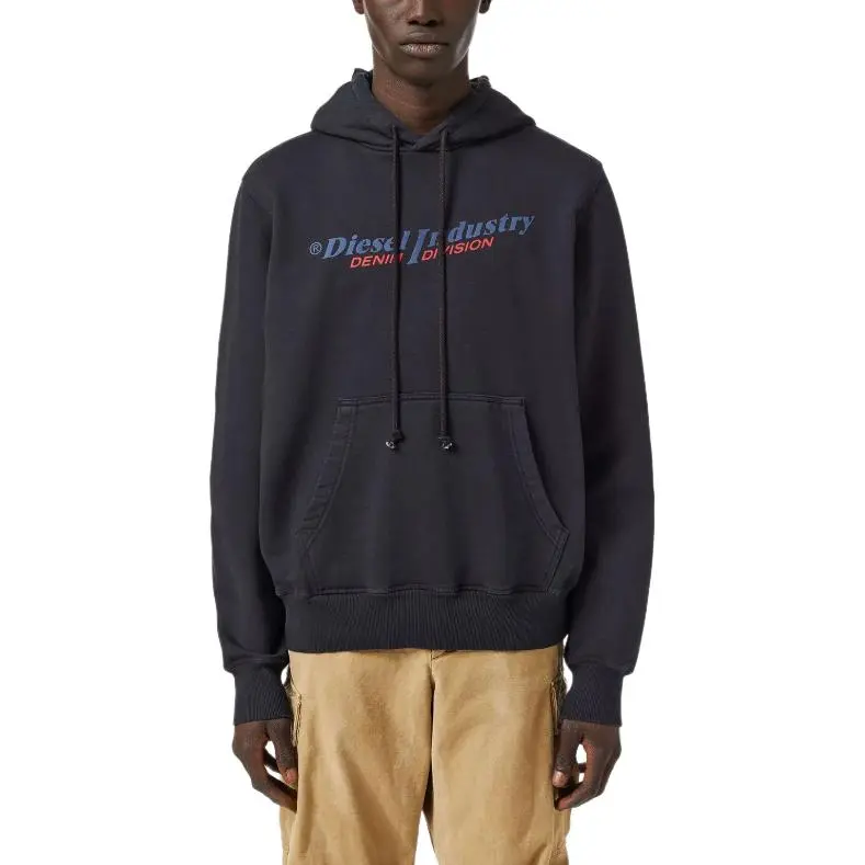 DIESEL Sweatshirts Men Black-4