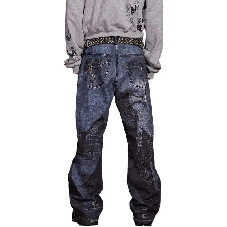 DND4DES Jeans Unisex Blue-3