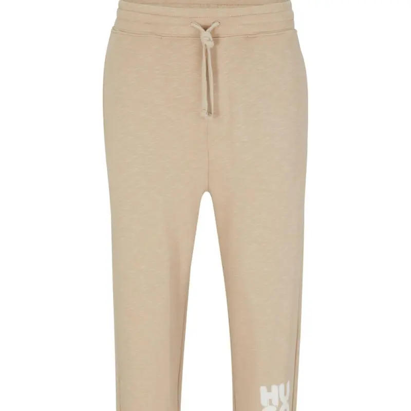 HUGO BOSS Logo print Cotton Track Pants-4