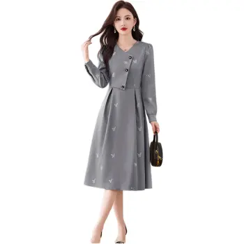 Fele.d Long Sleeved Dress Women's