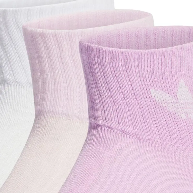 Adidas Originals Mid Cut Crew Socks Ankle Socks Unisex 3 Pack-3