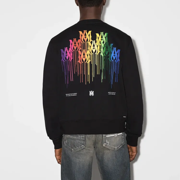 AMIRI Ma Drip Collage Crewneck-3