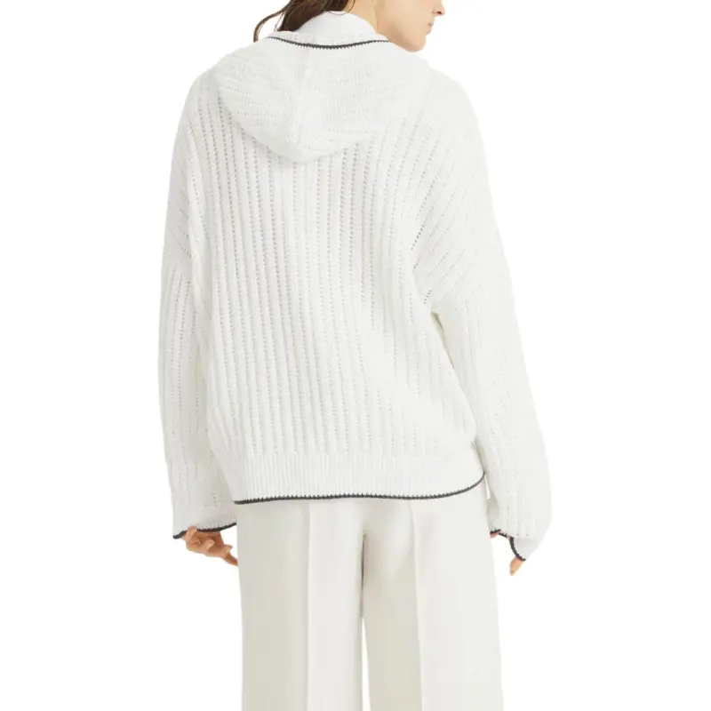 Brunello Cucinelli Hooded Knitted Jumper-3