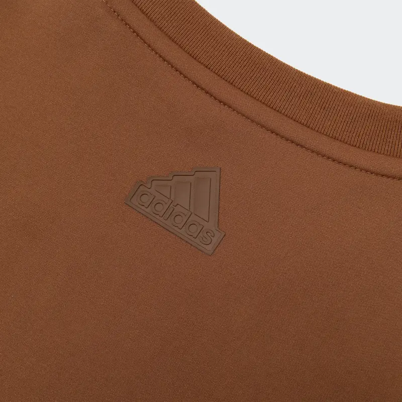 Adidas T Shirt Men's Brown/Jade White-3