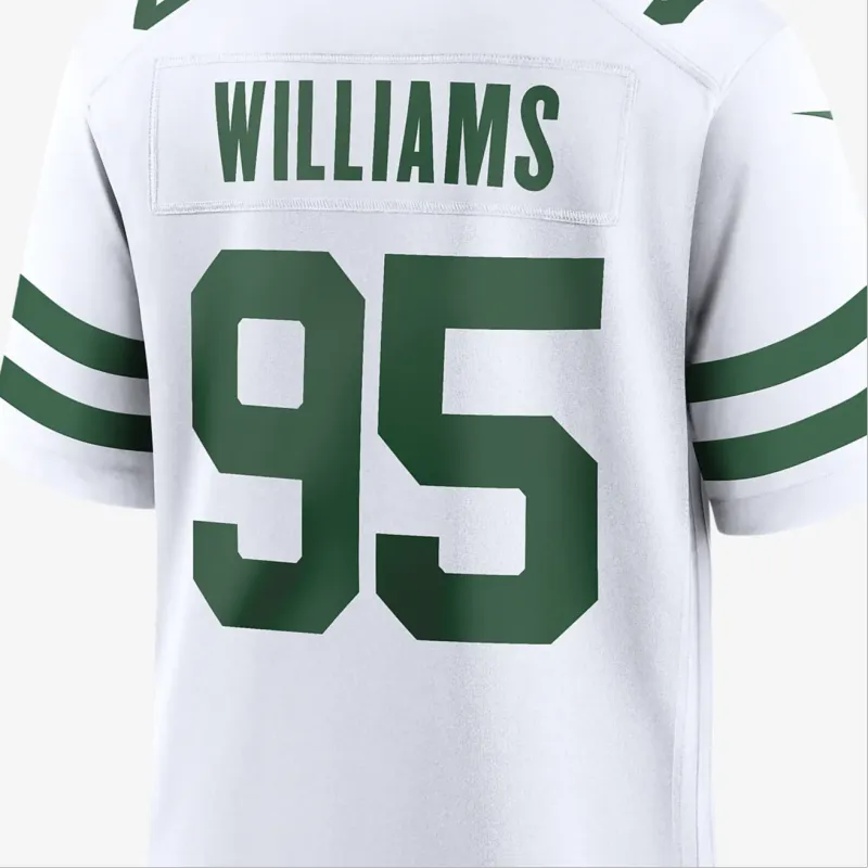 Nike Nfl New York Jets Quincy Williams Men's Game Football Jersey-3